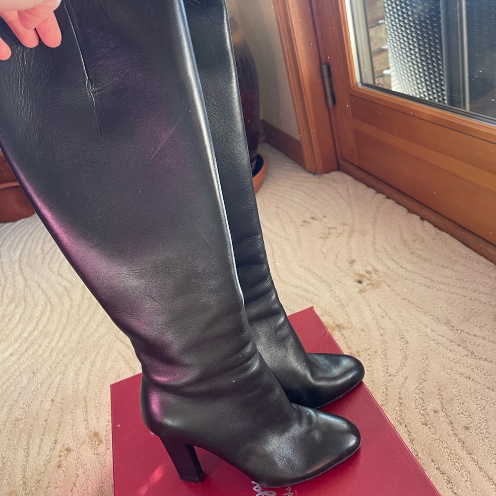 Auth Salvatore Ferragamo knee high boots Size 6 - Picture 3 of 11